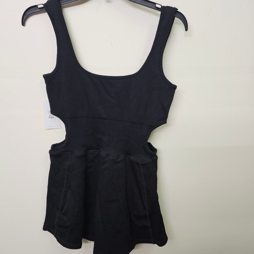 Effortless Artemis Ribbed Seamless Dress Black SZ L | Fashion Nova - Nova Sport